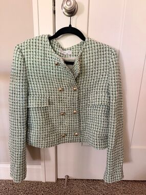 Mango Tweed Blazer | Size Large